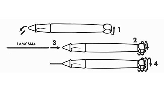 Lamy abc Schreiblernstift Minenwechsel