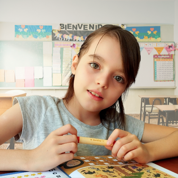 Schreiblernstift abc 110 rot inkl. Laser-Gravur