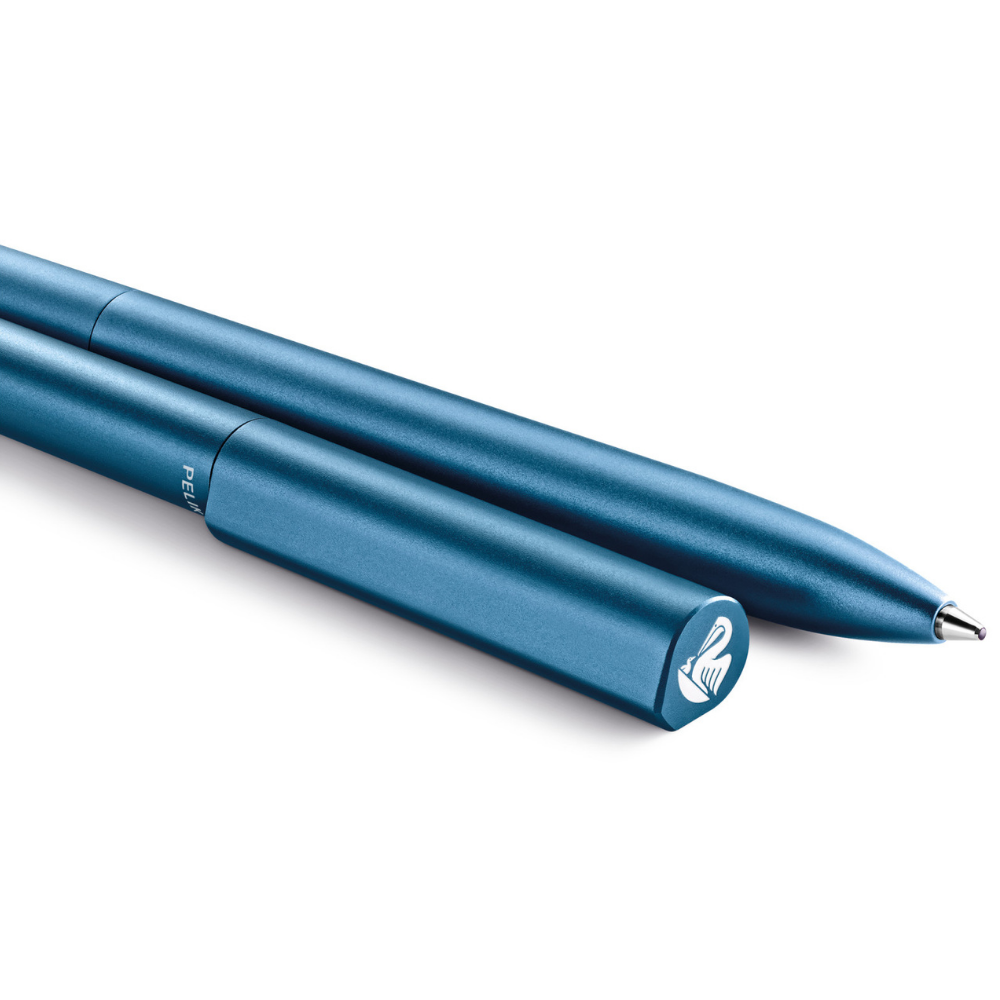 Kugelschreiber Ineo® Elements K6 Ocean Blue inkl. Laser-Gravur