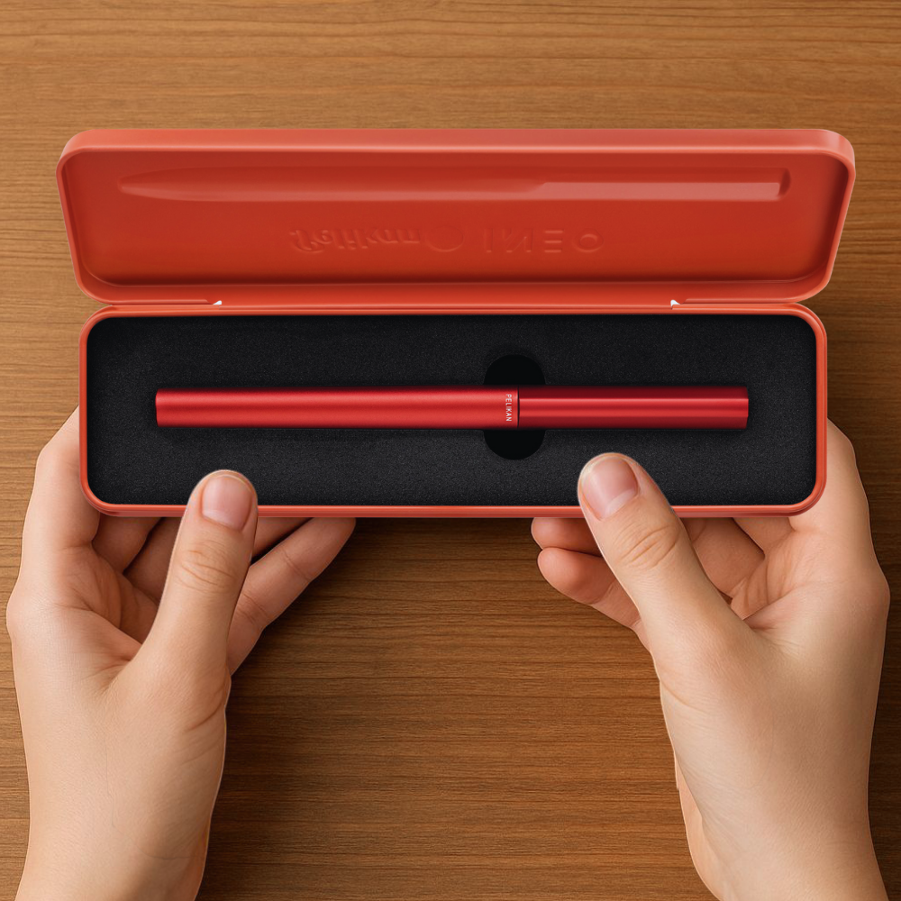 Füllhalter P6 Ineo Elemente Fiery Red inkl. Laser-Gravur
