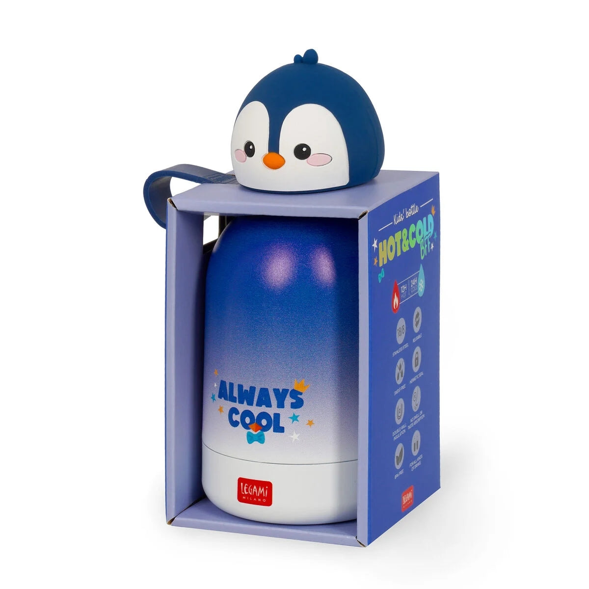 Legami Thermosflasche Hot&Cold Motiv Penguin (Pinguin) 310ml