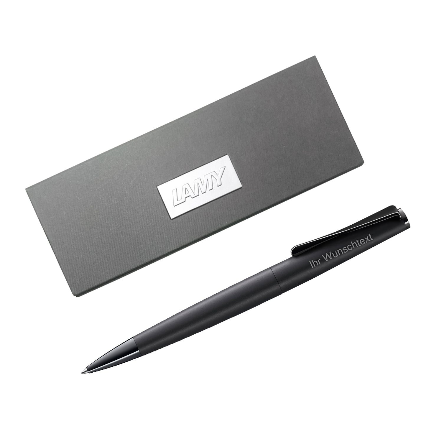 Kugelschreiber studio Lx 266 all black inkl. Laser-Gravur