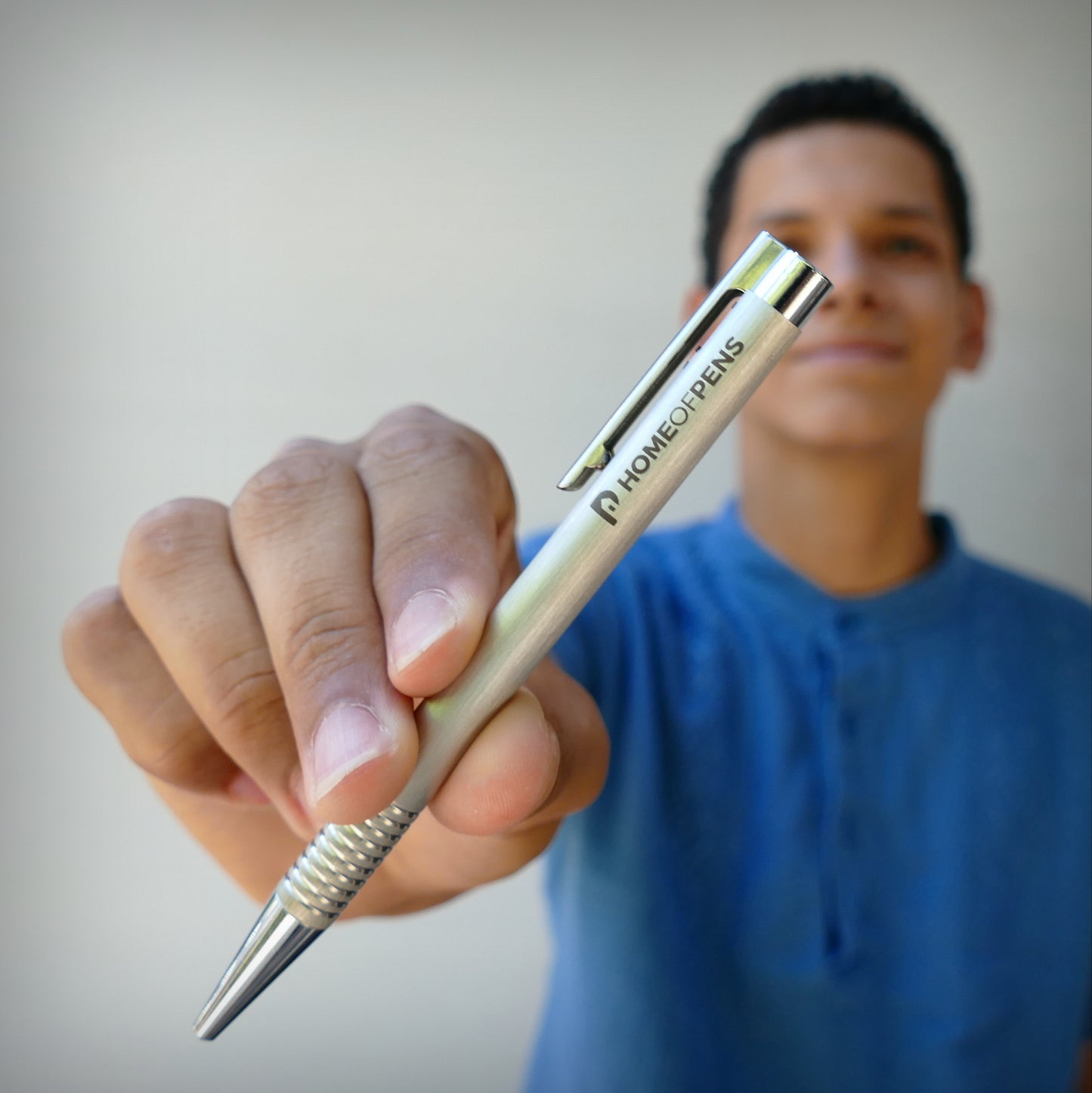 Kugelschreiber logo 206 brushed inkl. Laser-Gravur