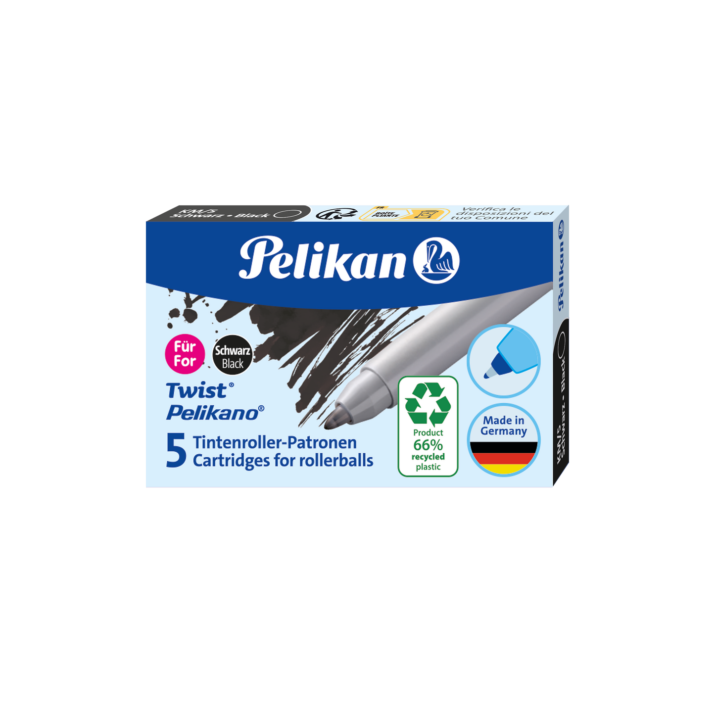 Tintenroller-Patrone KM/5 eco 5er Pack