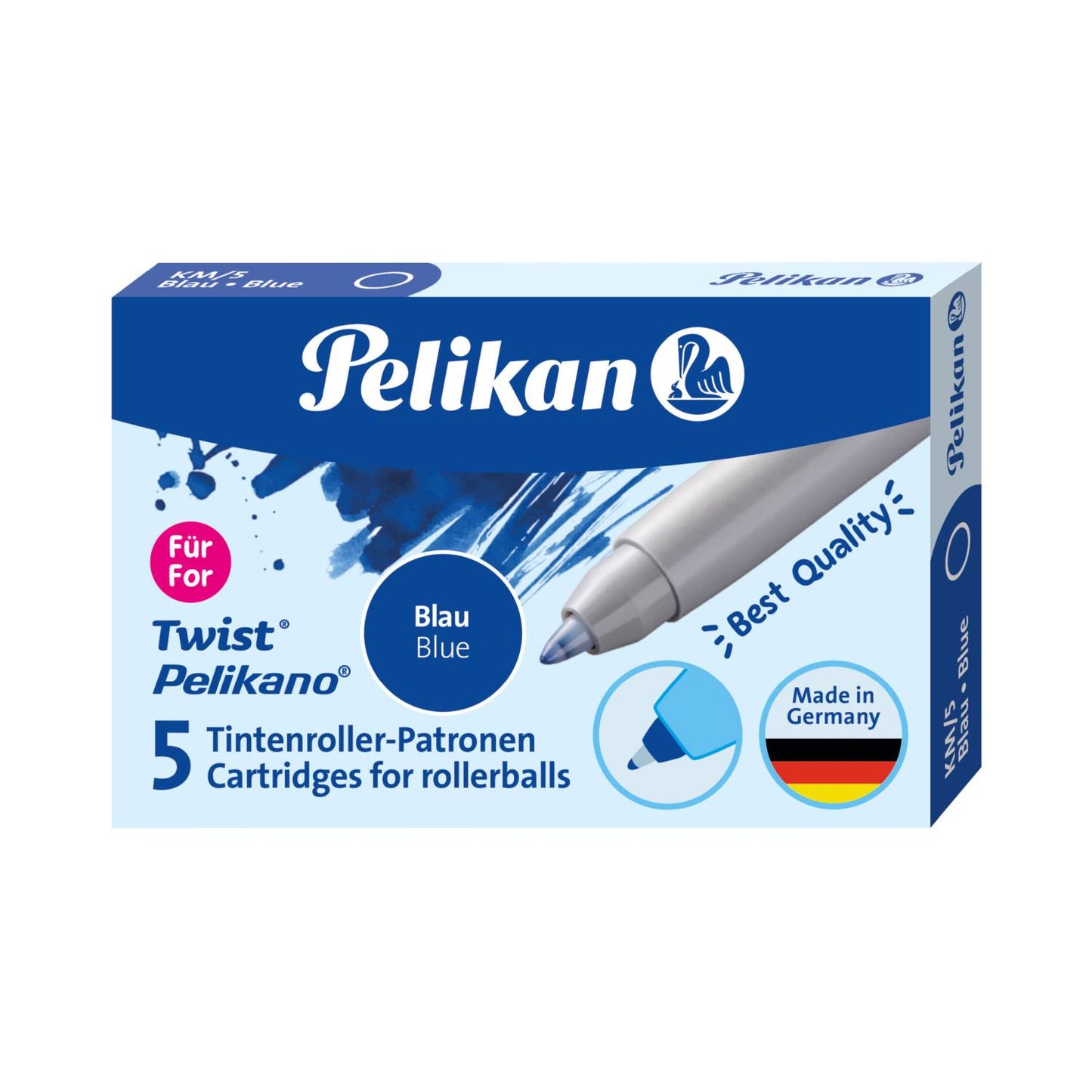 Tintenroller-Patrone KM/5 5er Pack