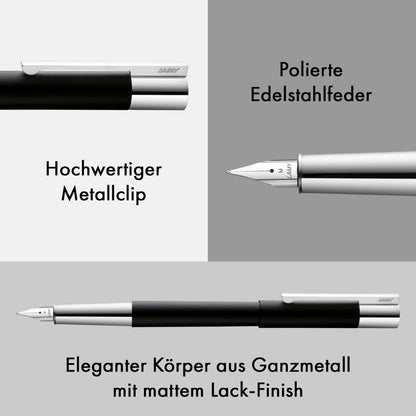 Füllhalter scala  080 black inkl. Laser-Gravur