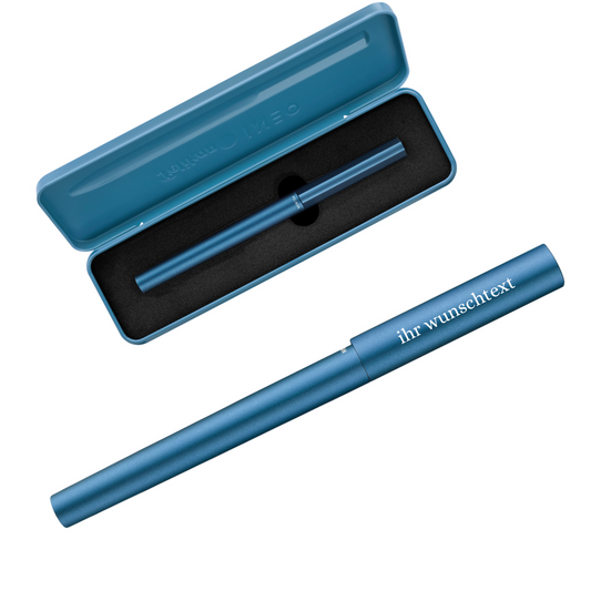 Füllhalter P6 Ineo Elemente, Ocean Blue inkl. Laser-Gravur