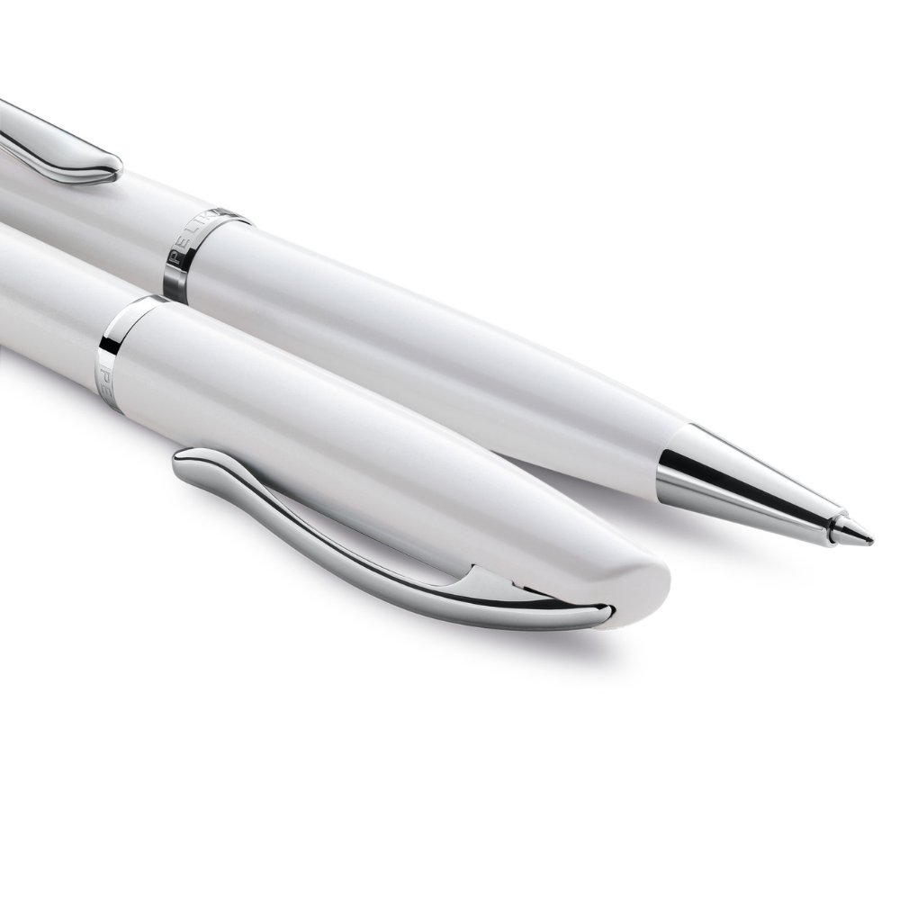 Pelikan Kugelschreiber K36 Jazz Elegance Perlweiß inkl. Laser-Gravur