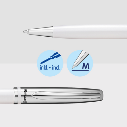 Pelikan Kugelschreiber K35 Jazz Classic Weiß inkl. Laser-Gravur