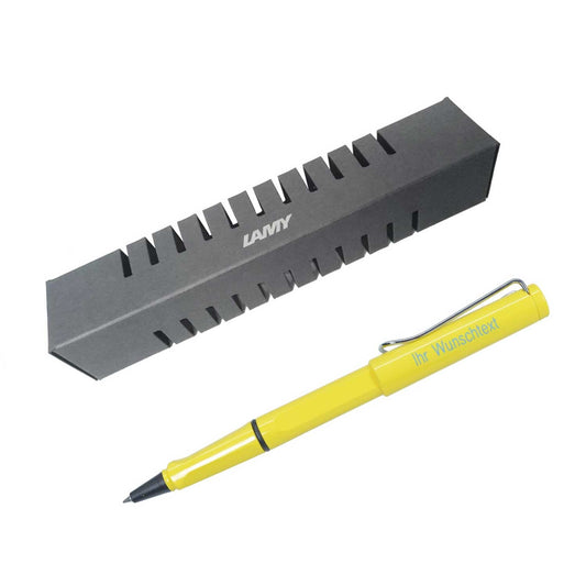 Tintenroller safari 318 yellow (gelb) inkl. Gravur