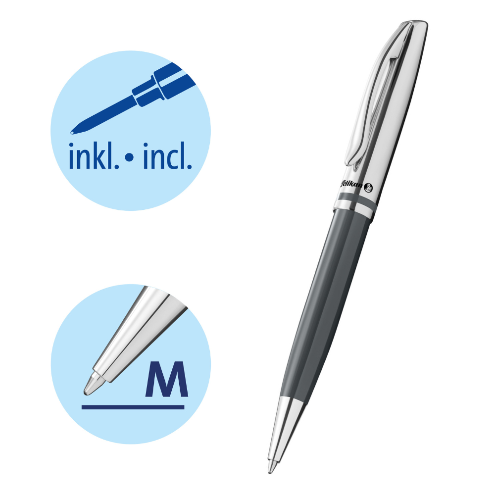 Pelikan Kugelschreiber K35 Jazz Classic Warmgrau inkl. Laser-Gravur