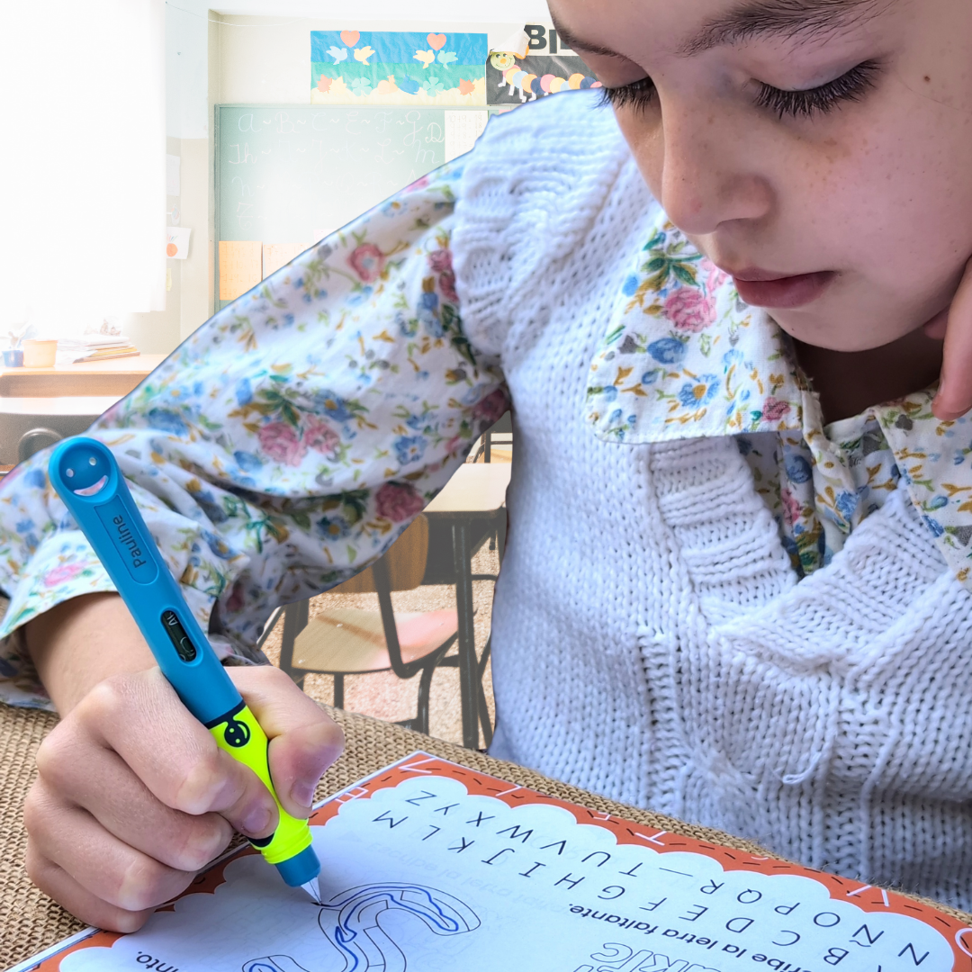 Füllhalter griffix® P2NB Neon Fresh Blue mit Laser-Gravur