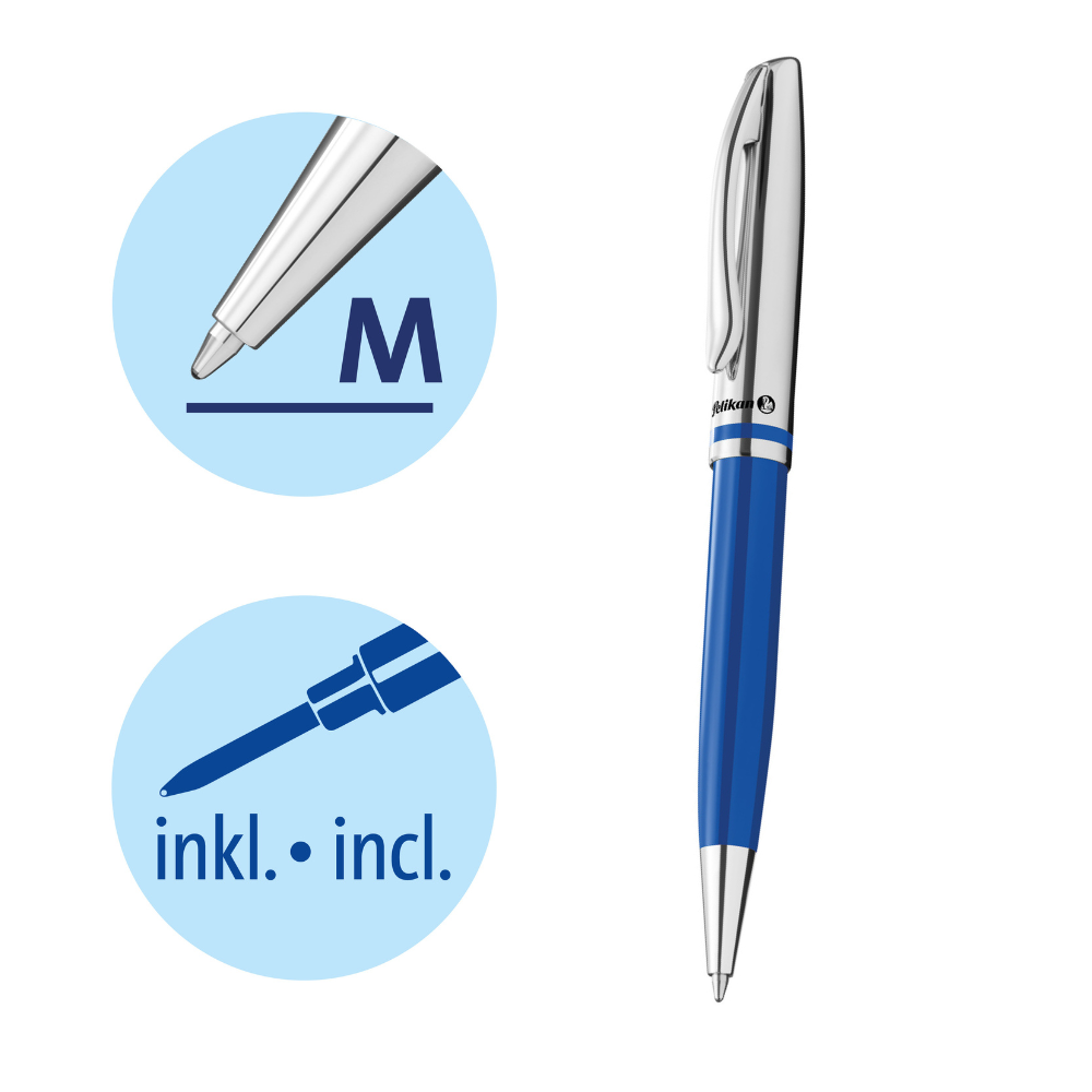 Pelikan Kugelschreiber K35 Jazz Classic Royalblau inkl. Laser-Gravur