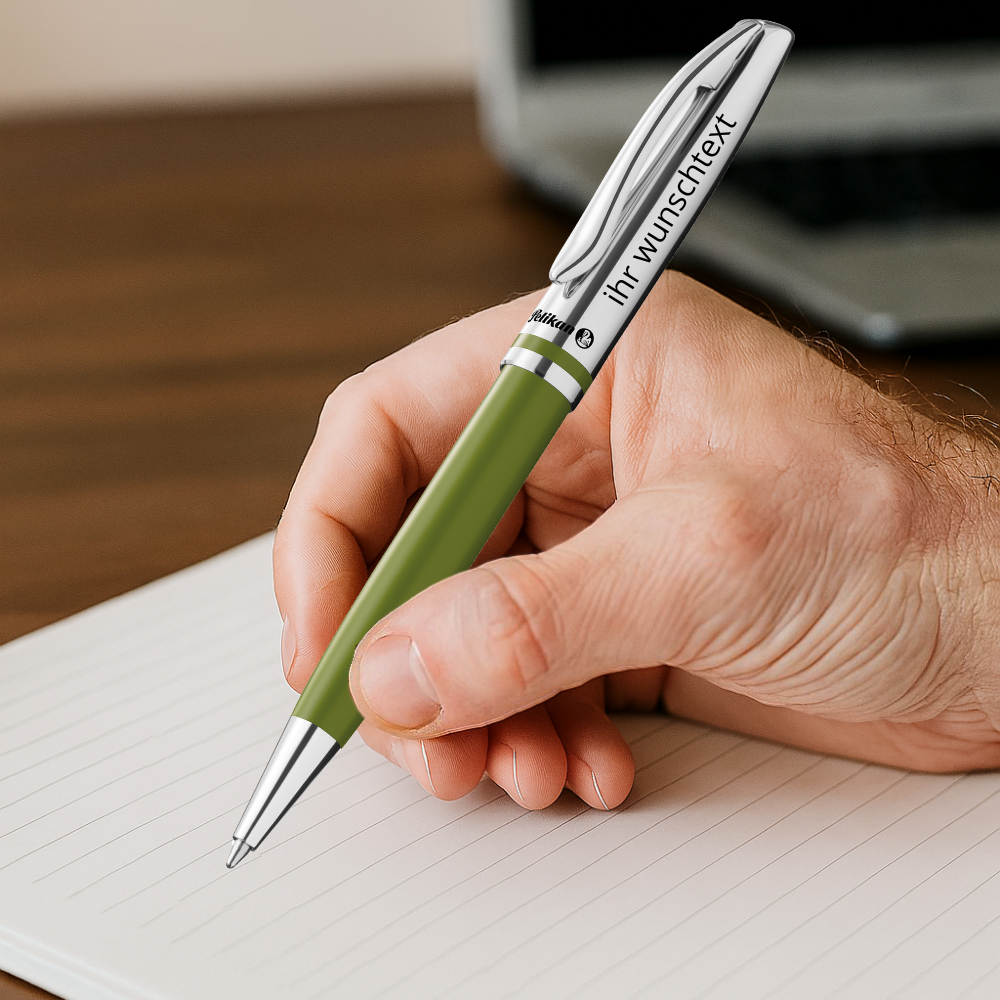 Pelikan Kugelschreiber K35 Jazz Velvet Olive inkl. Laser-Gravur