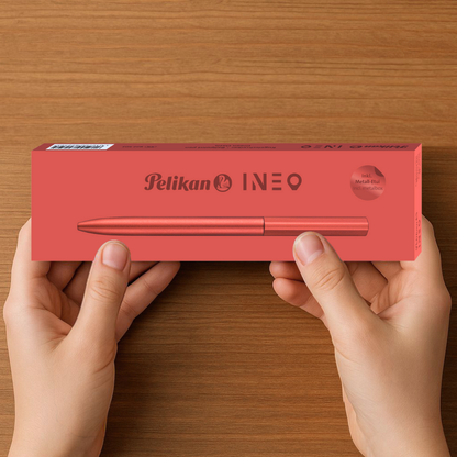 Kugelschreiber Ineo® Elements K6 – Fiery Red inkl. Laser-Gravur