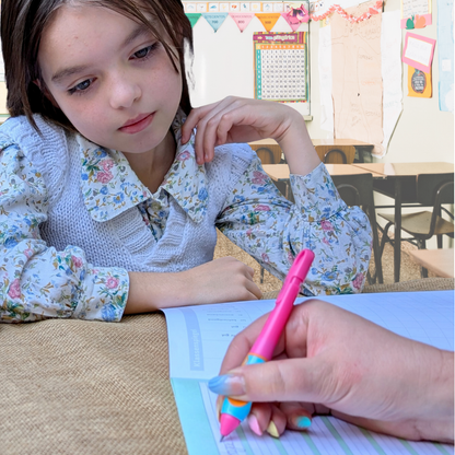 Bleistift griffix® B2LP Lovely Pink mit Laser-Gravur