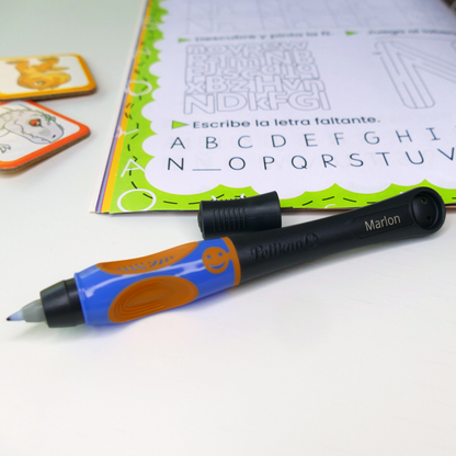 Tintenroller griffix® T2NBK Neon Black mit Laser-Gravur