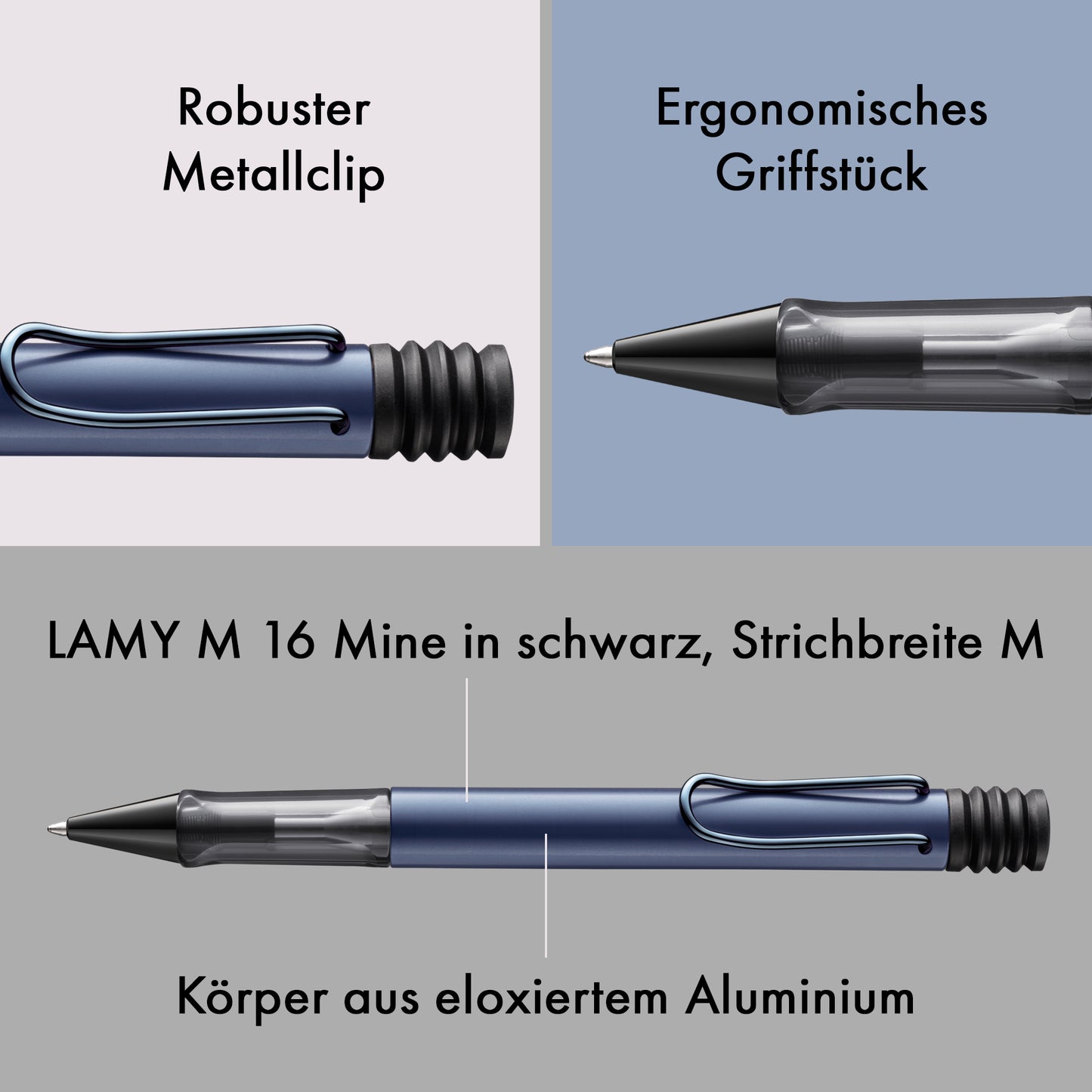 Kugelschreiber Lx 2E5 blue inkl. Laser-Gravur