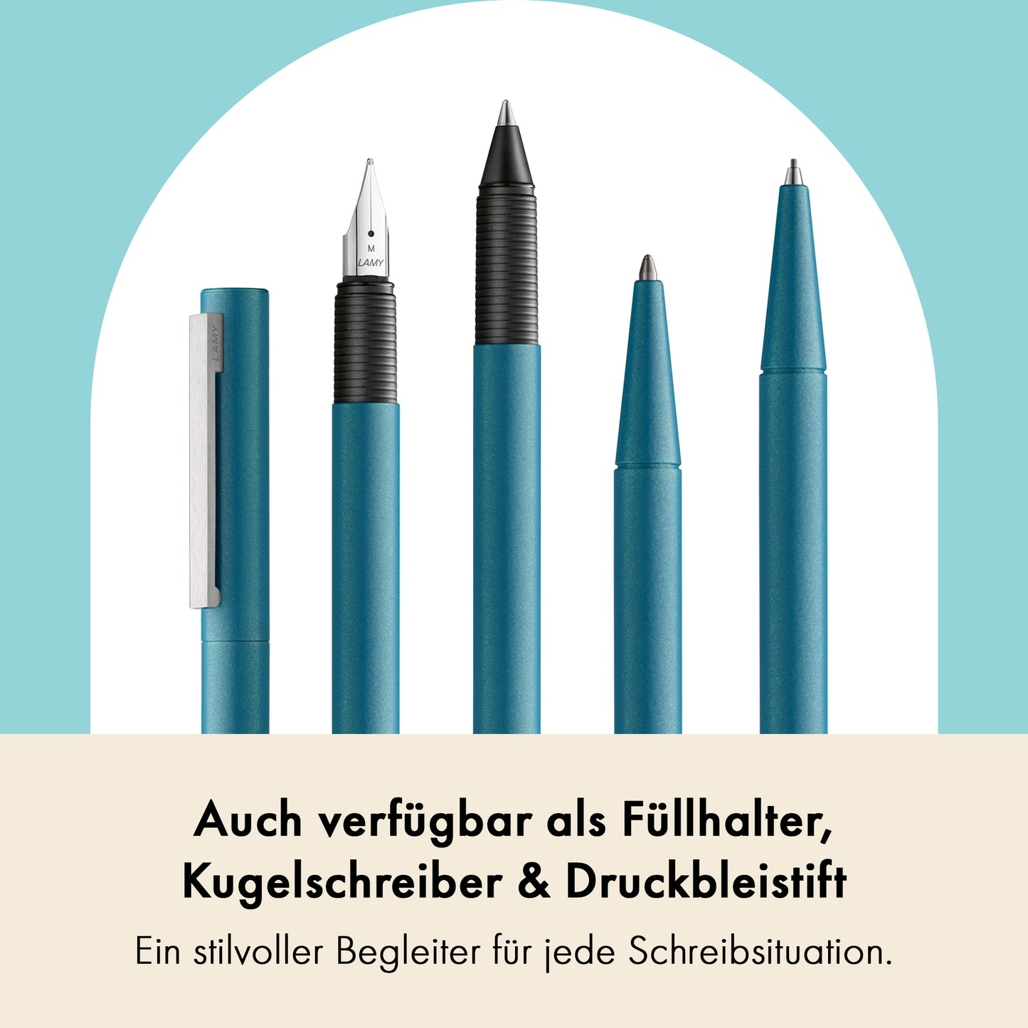 Druckbleistift cp1 Aquamarine 156, inkl. Laser-Gravur
