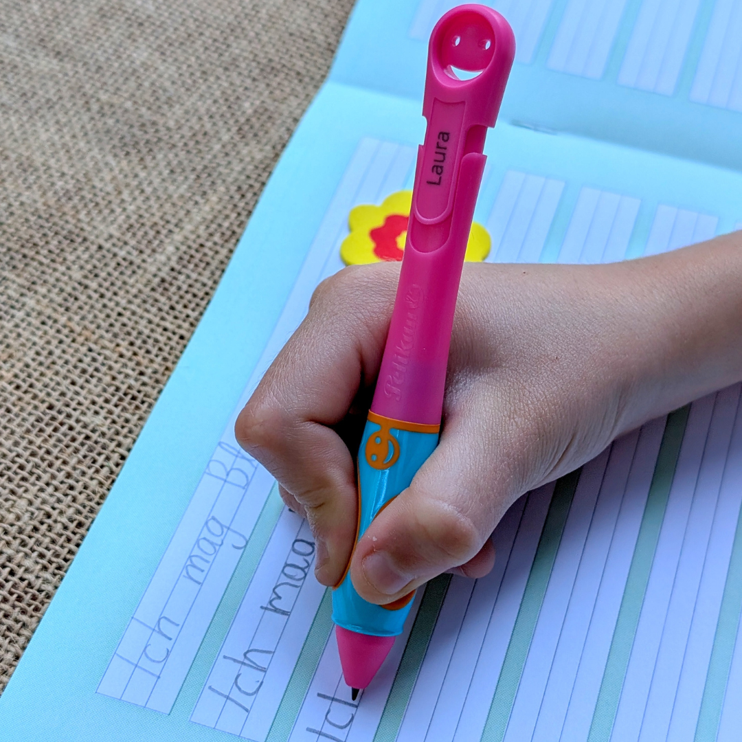 Bleistift griffix® B2LP Lovely Pink mit Laser-Gravur