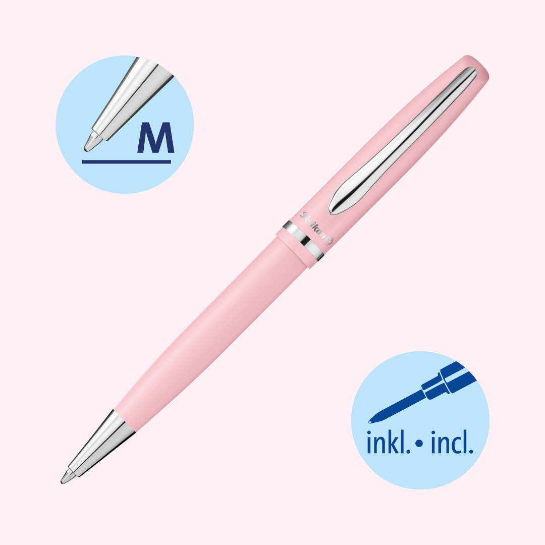 Pelikan Kugelschreiber Jazz Pastell K36 Rose inkl. Laser-Gravur