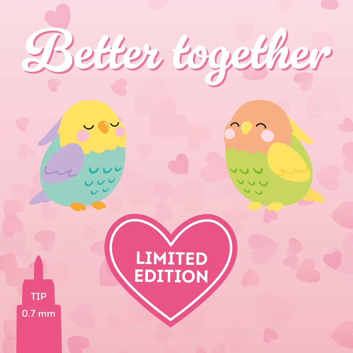 Legami Gelstifte löschbar 2er Set Valentinstag Edition 2026