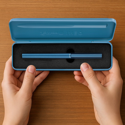 Füllhalter P6 Ineo Elemente, Ocean Blue inkl. Laser-Gravur