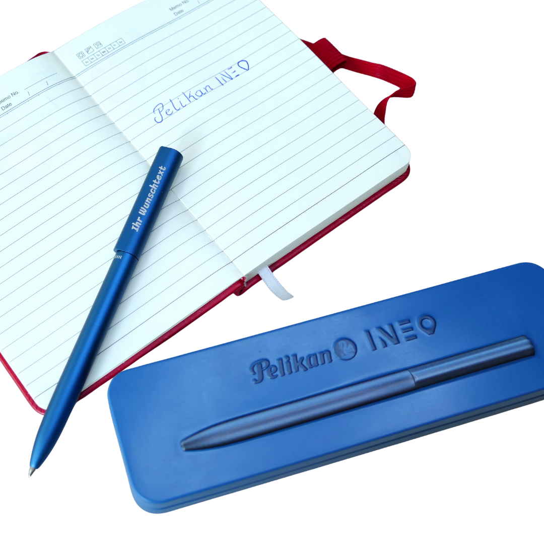 Kugelschreiber Ineo® Elements K6 Ocean Blue inkl. Laser-Gravur