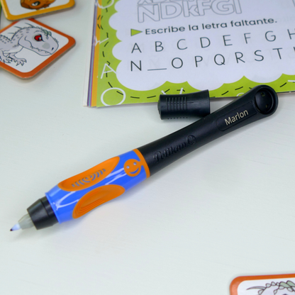 Tintenroller griffix® T2NBK Neon Black mit Laser-Gravur