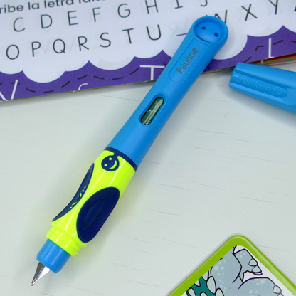 Füllhalter griffix® P2NB Neon Fresh Blue mit Laser-Gravur