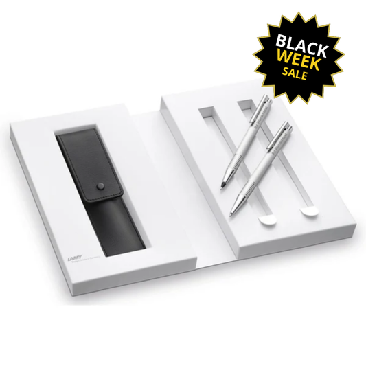 Geschenkset Kugelschreiber & Bleistift logo brushed 206/106 inkl. Laser-Gravur